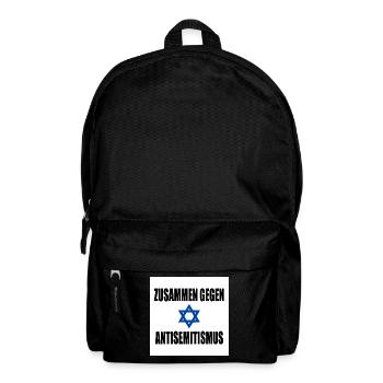 zusammen gegen antisemitismus - Rucksack - Schwarz - Vorne