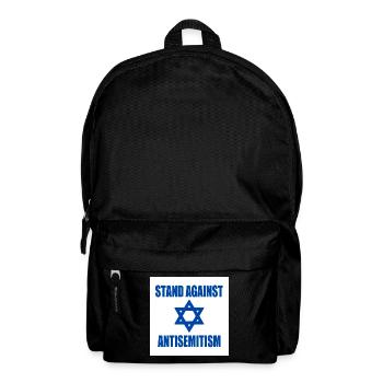 stand against antisemitism - Rucksack - Schwarz - Vorne