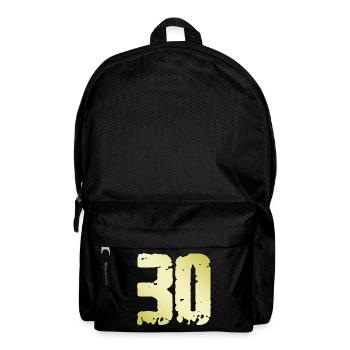30 Nombre Vintage - Sac à dos - noir - Devant