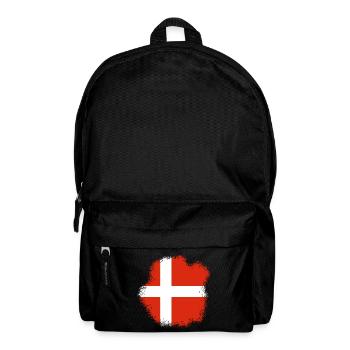 Denmark Flag Scandinavia Danish Flag Travel - Backpack - black - Front