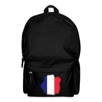 Drapeau de la France Look utilisé Drapeau de la France - Sac à dos - noir - Devant