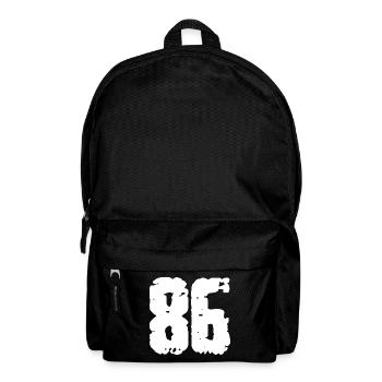 86 Nombre Vintage - Sac à dos - noir - Devant