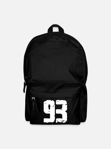 93 Nombre Vintage - Sac à dos - noir