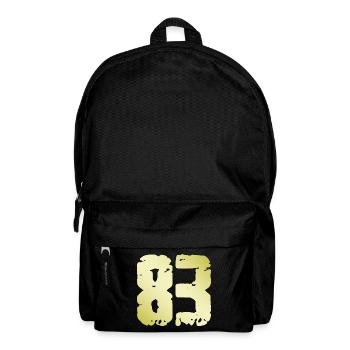 83 Nombre Vintage - Sac à dos - noir - Devant