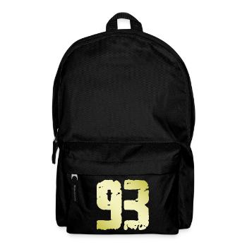 93 Nombre Vintage - Sac à dos - noir - Devant