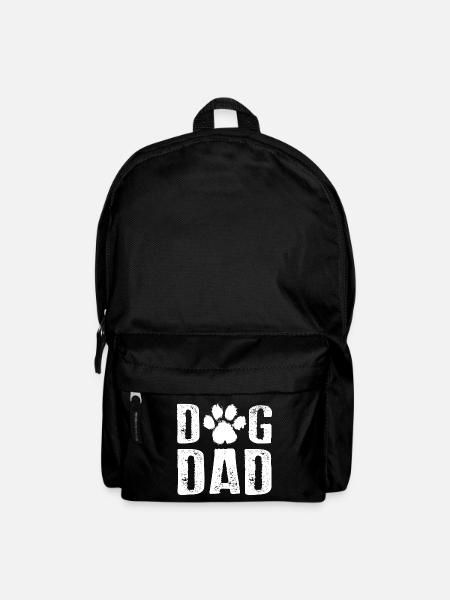 DOG DAD Propriétaires de chiens Hommes - Sac à dos - noir