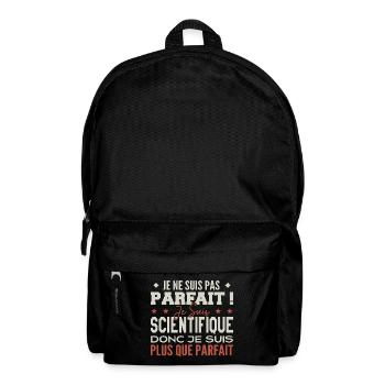 Wissenschaftler, der Traumberuf im Rampenlicht - Rucksack - Schwarz - Vorne