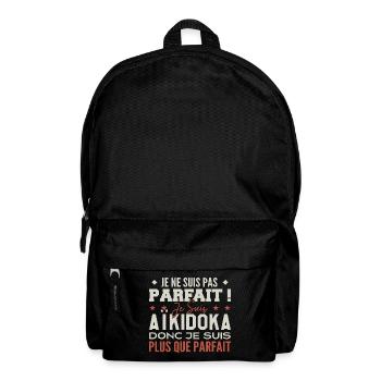 Un Aïkidoka, le Métier de Rêve Mis à l’Honneur - Sac à dos - noir - Devant