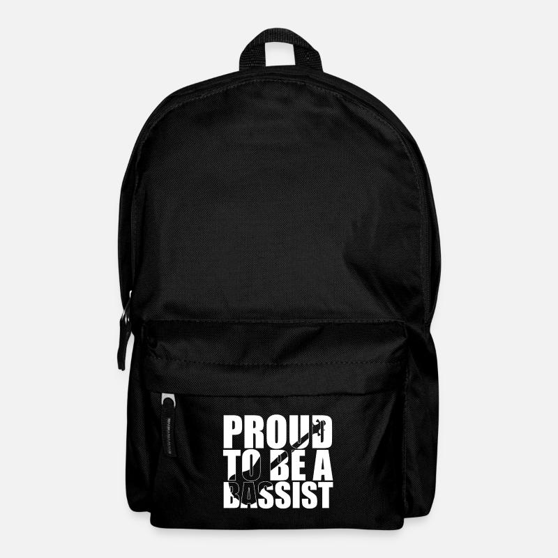 Bass Player Gift PROUD TO BE A BASSIST Geschenk - Rucksack - Schwarz