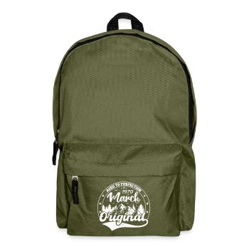 12 - Backpack - olive green - Front