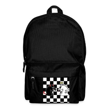 Schach - Rucksack - Schwarz - Vorne