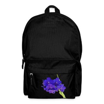 flowers lilies tulips orchids sunflower dahlia ger - Backpack - black - Front