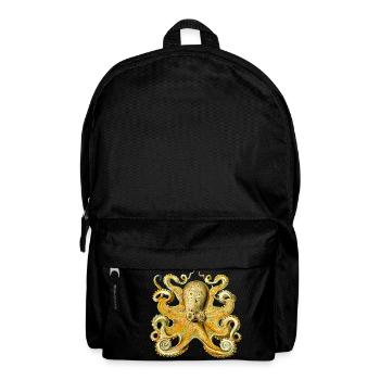 squid giant octopus octopus octopus squid sepia fish - Backpack - black - Front
