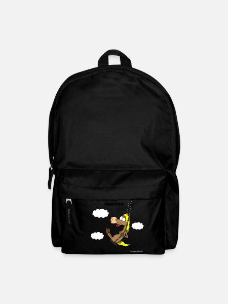 Schaukelpferd - Rucksack - Schwarz