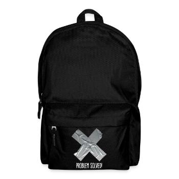 Problem solved (place on black item) - Backpack - black - Front