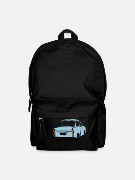 Sky blue Trabi  - Backpack - black