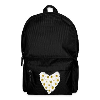 Daisies in the heart - Backpack - black - Front
