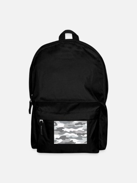 snow camo - Backpack - black