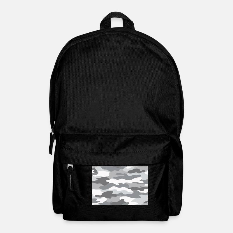 Schnee Camo - Rucksack - Schwarz