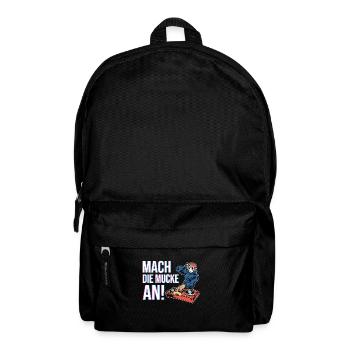 EDM Elektro Musik Lustig Techno Hardstyle - Rucksack - Schwarz - Vorne