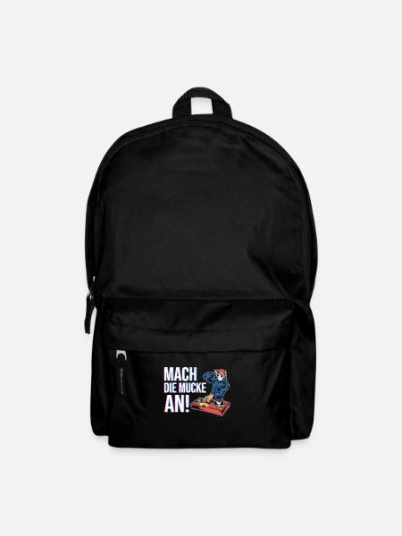 EDM Elektro Musik Lustig Techno Hardstyle - Rucksack - Schwarz