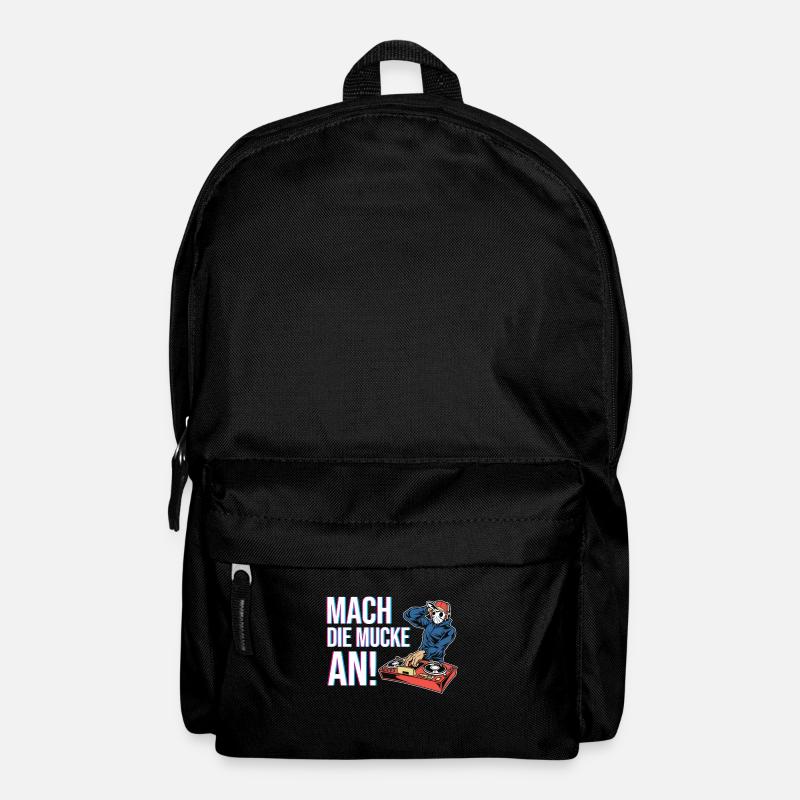 EDM Elektro Musik Lustig Techno Hardstyle - Rucksack - Schwarz
