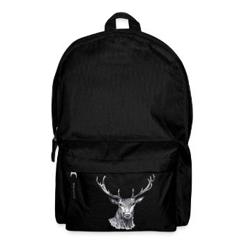 Hirsch - Rucksack - Schwarz - Vorne