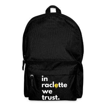 Humour Raclette - Sac à dos - noir - Devant