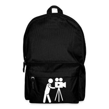 Kameramann Kamerafrau Fotograf Fotografin - Rucksack - Schwarz - Vorne