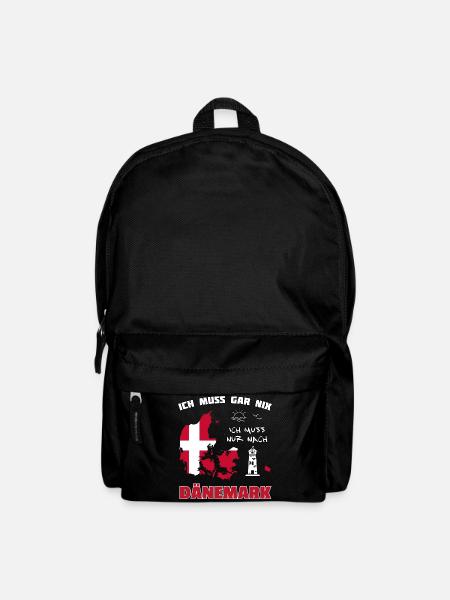 Dänemark Reisetraum mit Leuchtturm - Rucksack - Schwarz
