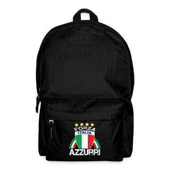 Funny Italia Football Soccer Italian Flag 2021 - Backpack - black - Front