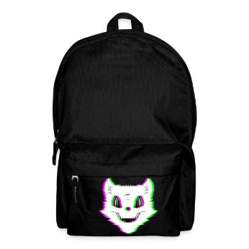 Evil Cat Techno Rave Halloween Trip - Backpack - black - Front