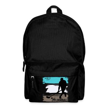 floorball floorballteam floorball player floorball player floorball - Backpack - black - Front