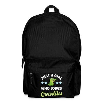Krokodil Krokodile - Rucksack - Schwarz - Vorne