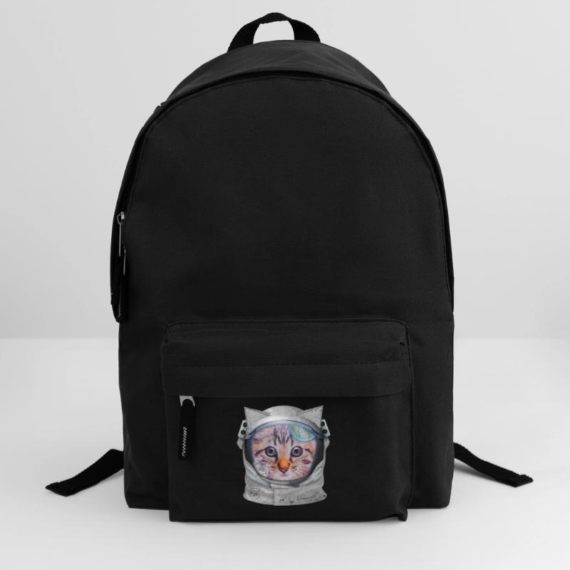 Chat dans l’espace Sac à dos