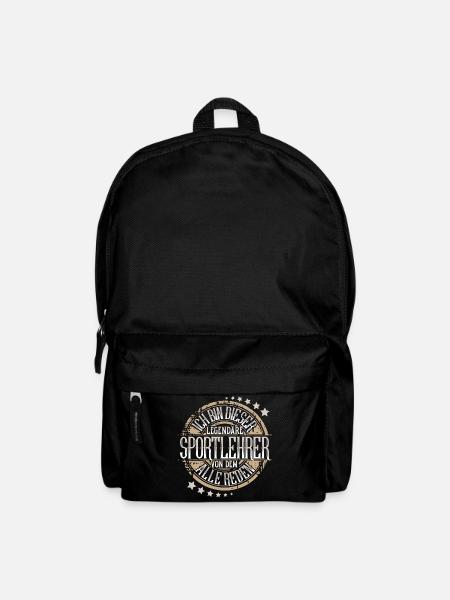 Sportlehrer - Rucksack - Schwarz