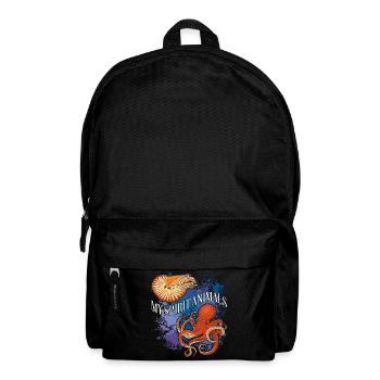 Nautilus und Oktopus sind meine Lieblingstiere - Rucksack - Schwarz - Vorne
