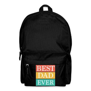best dad ever - Sac à dos - noir - Devant
