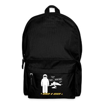 Tatort Forensics T-Shirt - Rucksack - Schwarz - Vorne
