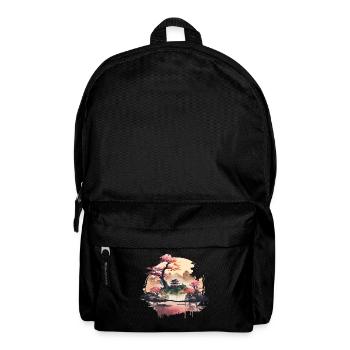 Paysage japonais - Sac à dos - noir - Devant