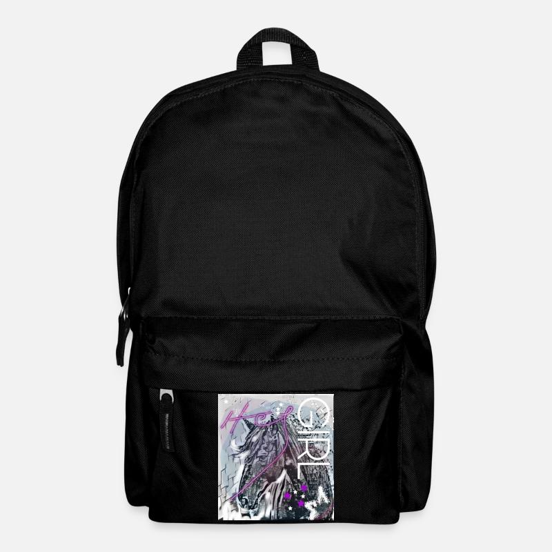 Hey Girl Tête de cheval - Sac à dos - noir