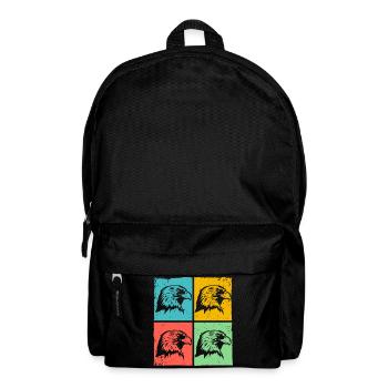 Eagle Bird Pop Art Colorful - Backpack - black - Front