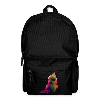 Rainbow Parrot - Backpack - black - Front