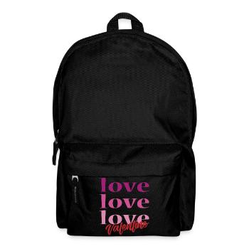 T-shirt Saint-Valentin amour Saint-Valentin - Sac à dos - noir - Devant