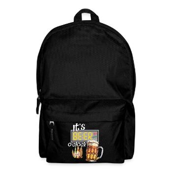 It's beer o'clock - Backpack - black - Front