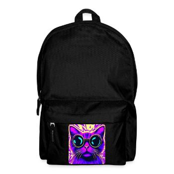 Sunglasses Cat - Backpack - black - Front