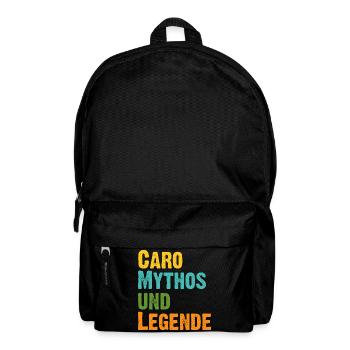 Karoline Caro die Frau der Mythos die Legende - Rucksack - Schwarz - Vorne