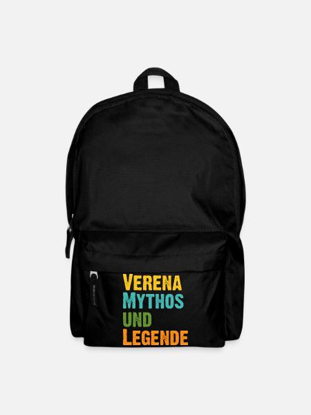 Verena, die Frau der Mythos die Legende - Rucksack - Schwarz