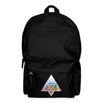 Die Kunst der Dreiecke - Rucksack - Schwarz - Vorne