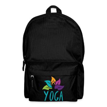 Vibrant Lotus Yoga Embrace - Rucksack - Schwarz - Vorne